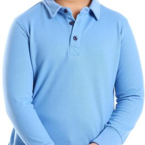 تيشرت بولو بأكمام طويلة للجنسين سكول بيسيكس من سيزر، (1/ العبوة)